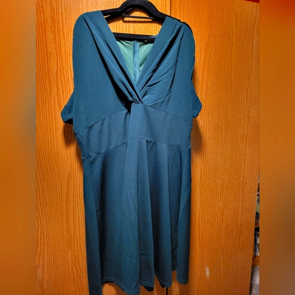 Retro Stage vintage green dress size 4x - Picture 1 of 3
